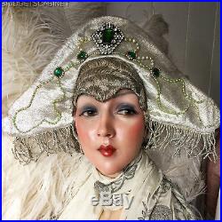 1920's Folies Bergeres Stage Headdress Hat Flapper Theater