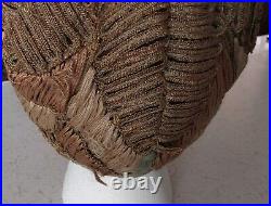 1920's Ladies Knit HAT St. Paul, Minnesota (Green/Beige)