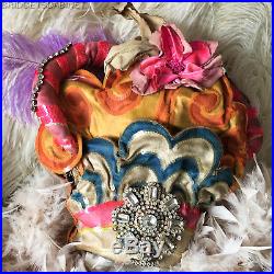 1930's Stage Folies Bergeres Headdress Theater Costume Hat
