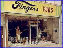 1930ish Two Rare Womans Mink Hats from former FINGER'S FURS of Kalamazoo