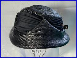 1940's Vtg Hat Fascinator Lot & Stewarts Baltimore Hat Box Hochschilds ETC