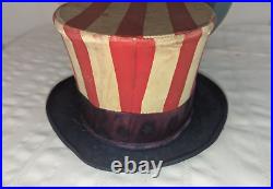 1940s American Patriotic Uncle Sam Top Hat Pierre Uniforms Manuf. Co. Phila