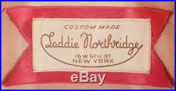 1940s Vintage Wide Brim Hat by Laddie Northridge Pink Straw
