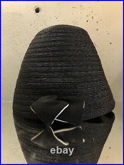 1950-60s Miss Dior Woven Cloche Hat