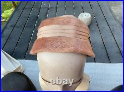 3 TRUE Vintage 1940s Borsalino Hat & Hat Box