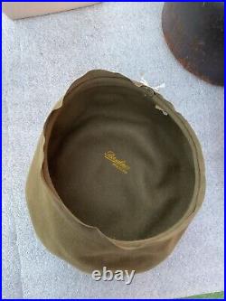 3 TRUE Vintage 1940s Borsalino Hat & Hat Box