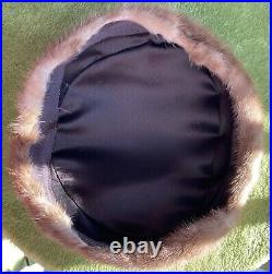 3 fur (mink) hats vintage soft BEAUTIFUL luscious tam lot three