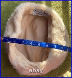 3 fur (mink) hats vintage soft BEAUTIFUL luscious tam lot three