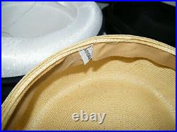 (6) Vintage Women's Hats Velour, Suede, Netting, Etc