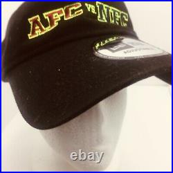 AFC vs NFC NFL Black Sun Visor Hat