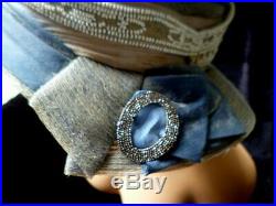 AMAZING Vintage 1920s-1930s CLOCHE HAT Silk Velvet Beadwork 22