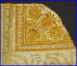 ANTIQUE 1900s Czech/Slovak embroidered bonnet handmade bobbin lace folk costume