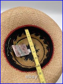 Anthropologie Greenpacha Sunset Sun Hat Preppy Boho Vacation Summer Sz M NWT