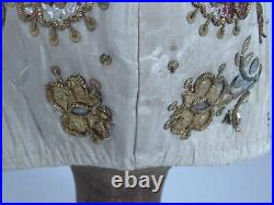 Antique 18th Century Ecclesiastical or Ladies Cap / Hat Gold Thread and Sequins