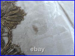 Antique 18th Century Ecclesiastical or Ladies Cap / Hat Gold Thread and Sequins
