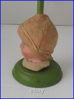 Antique 1920s Boudoir Doll Hat Stand Composition Girl