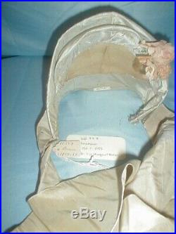 Antique Hat 1855 Pearl Gray Silk Provenance Museum De-accessioned