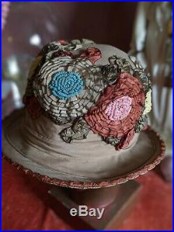 Antique Hat Edwardian 1910s Dress Carson Pirie Scott Chicago Antique Millinery