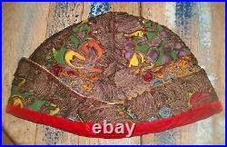 Antique Late-19th-Early 20th-C 1 of a Kind Handmade Turkish Ottoman Bork Hat