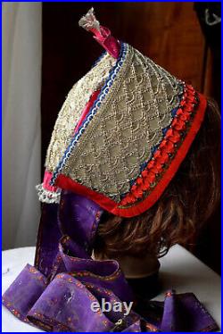 Antique Unique Traditional ethnic palóc MACONKA Female Headdress