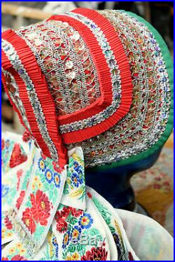 Antique Unique Traditional ethnic palóc MATYO Female Headdress