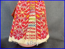 Antique Vintage Folk Slovakia Handmade Cotton Women's Hat