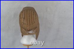 Antique straw bonnet early Shaker community rare poplarware 19th c original