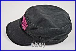 Army Cap VTG 90s High City Derby Divas Hot Pink on Black Roller Derby Hat 7X7