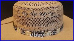 Authentic Vintage Montecristi Custom Hat Works Ladies Panama Cloche
