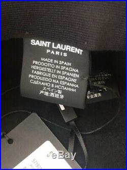 BNWT Yves Saint Laurent Andalusian Hat $1600.00 Brand New Black Size Small