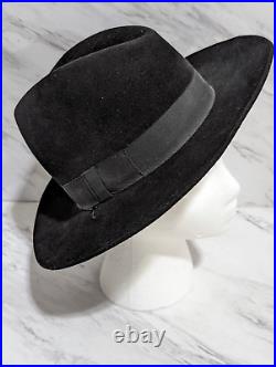 Borsalino Antica Casa Women's Vintage Black Hat