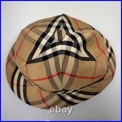 Burberry Vintage Womens Nova Check Structured Walking Bucket Hat Made in England