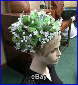 CHRISTIAN DIOR Lily of the Valley Flower Hat