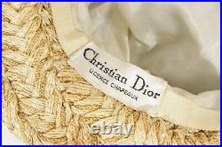 Christian Dior 80S Flowers Hat Vintage