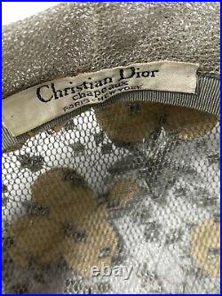Christian Dior Hat Early 60s Toque Marc Bohan Era Chapeaux Designer w Hatbox