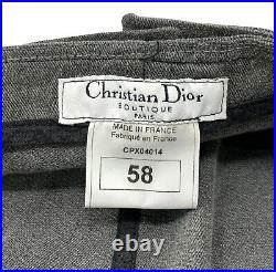 Christian Dior Vintage Logo Black Denim Newsboy Hat Hunting Cap #58 Pink RankAB