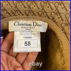 Christian Dior Vintage Rasta Monogram Bucket Hat