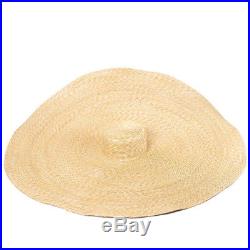 Classy Look Exaggeration Large 40cm Wide Brim Wheat Straw Hat Handicraft1 Meter