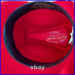 Cowgirl Hat Vintage Rockmount Ranchwear Womens Red Fitted Wide Brim Size 6 7/8