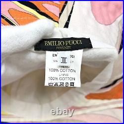 EMILIO PUCCI Vintage Multicolor Bucket Hat Pink Orange Spring Summer #2 RankAB