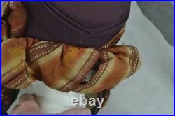 Early 19th c period woman's hat poke bonnet purple pre civil war original 1830s