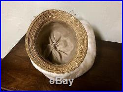 Edwardian Hat 1910s Style Titanic Era Antique Goose Feather Muff Set