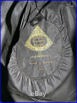 Edwardian Hat by Tenne Design Art Nouveau Ornate Black & Blue Silk Cording