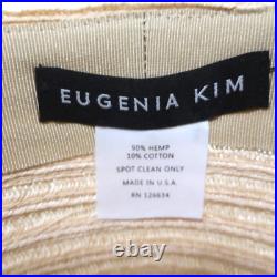 Eugenia Kim Hemp Straw Hat with Leather Band One Size