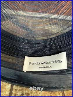 Exquisite Women's BLUE Hat Brenda Waites Bolling, USA
