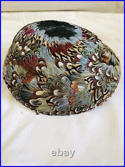 Extravagant Vintage 1950s Hi Fashion Urbi Et Orbi Feather Hat With Original Box