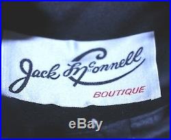 FAB jack mcconnell boutique feather hat black helmet cloche style vintage 21 3/4
