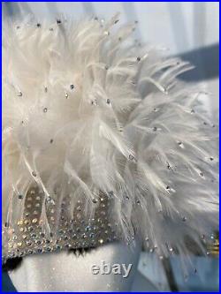 Fabulous Jack McConnell Original Vintage Sparkly Feather Hat