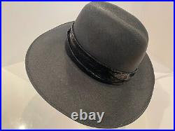 Frank Olive Private Collection Vtg Fedora Classic OOAK Derby Church Hat, VIDEO