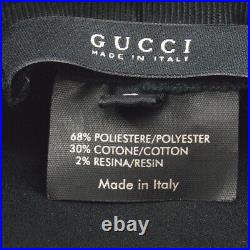 GUCCI GG Pattern Hunting Hat Cap Black #S Vintage Italy Authentic AK38456g